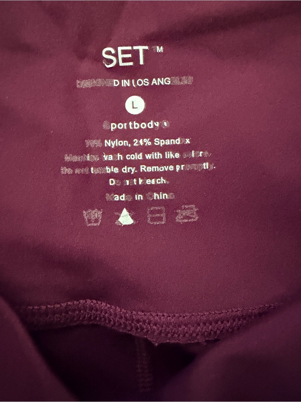 Set Active Sporty Stripe Leggings - Picture 2 of 3